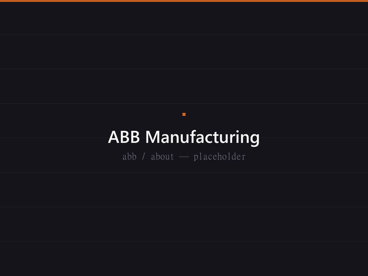 ABB manufacturing facility