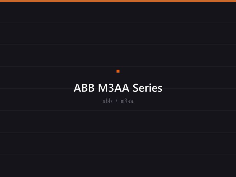 ABB M3AA series electric motor