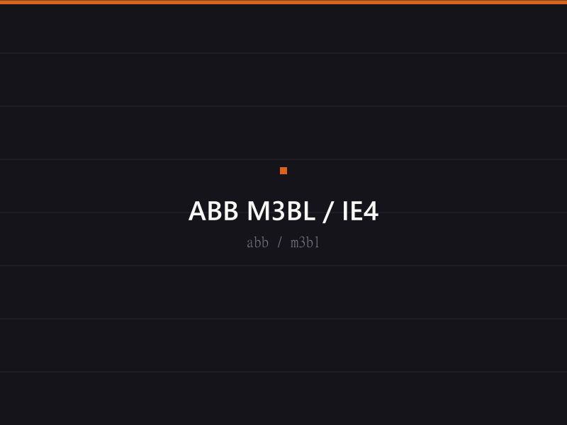 ABB M3BL IE4 premium efficiency motor