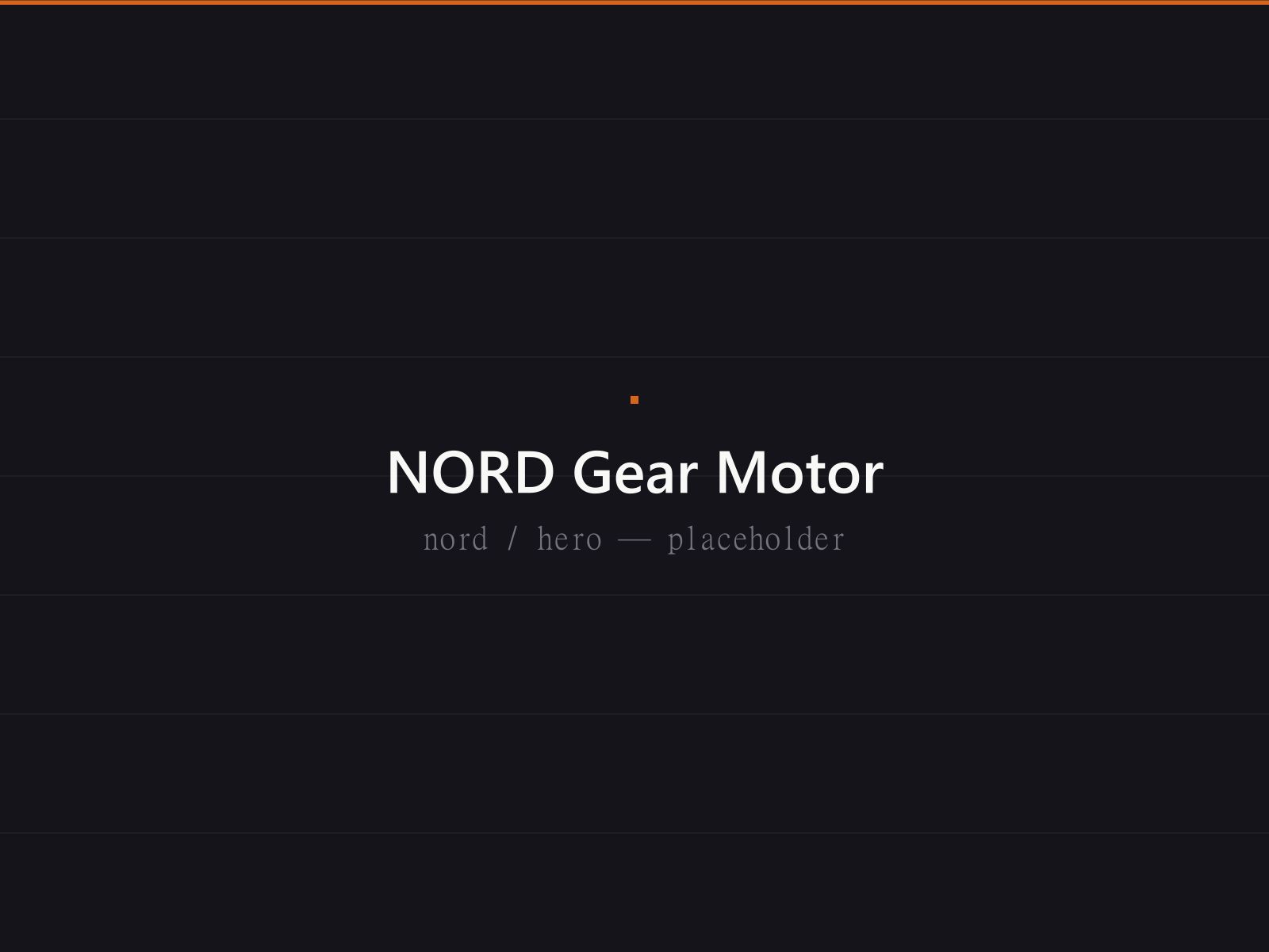 NORD industrial gear motor