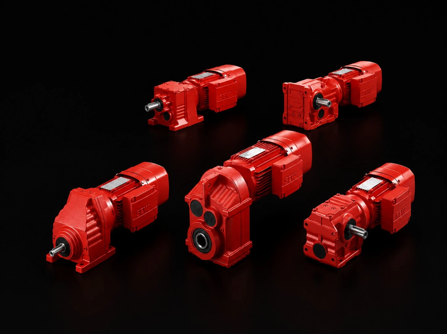 SEW R Series helical gearmotor — R17 to R167